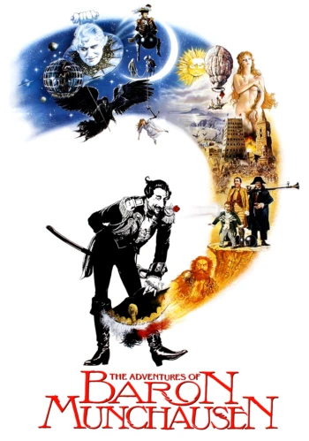 Poster for The Adventures of Baron Munchausen